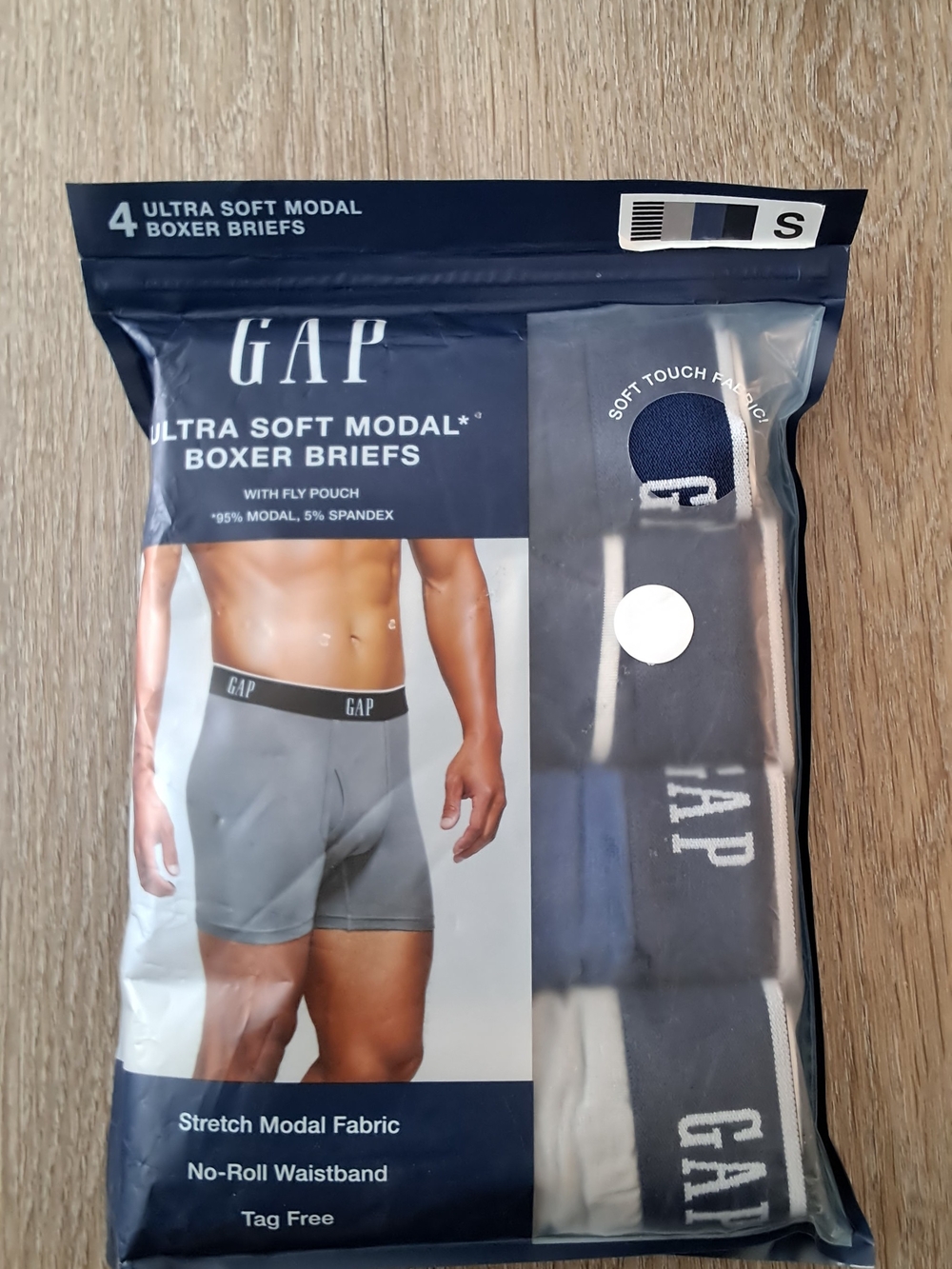 GAP Men's Ultra Soft Modal Boxer Briefs - Small - 4-Pack